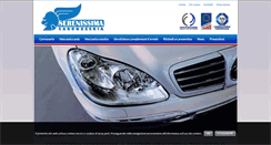 Desktop Screenshot of carrozzeriaserenissima.net